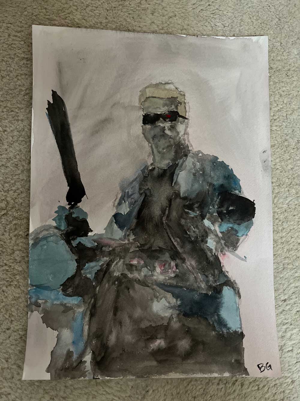 Terminator, akvarell